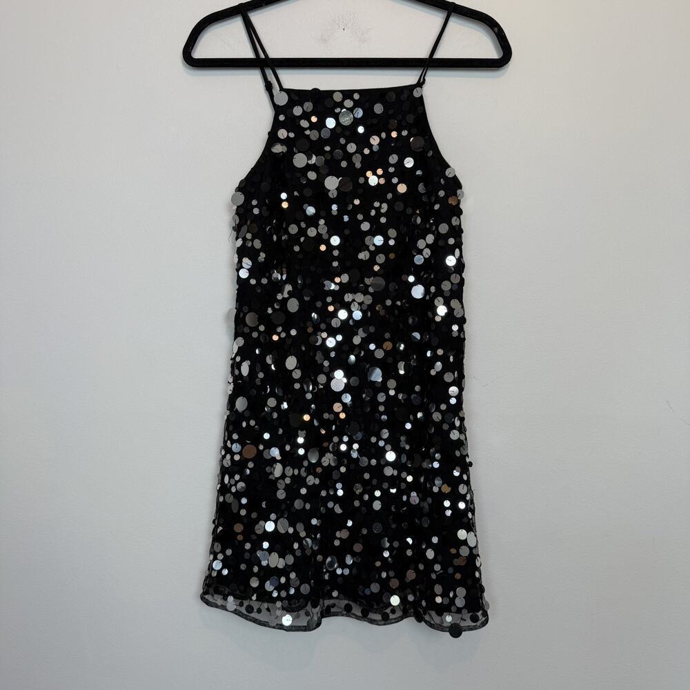 Asos sequin mini dress XS party festival disco 90s semi formal